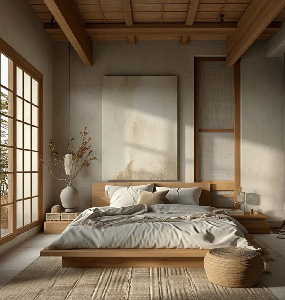 放松的日式卧室设计 1 尚舍设计工作室 来自小红书网页版